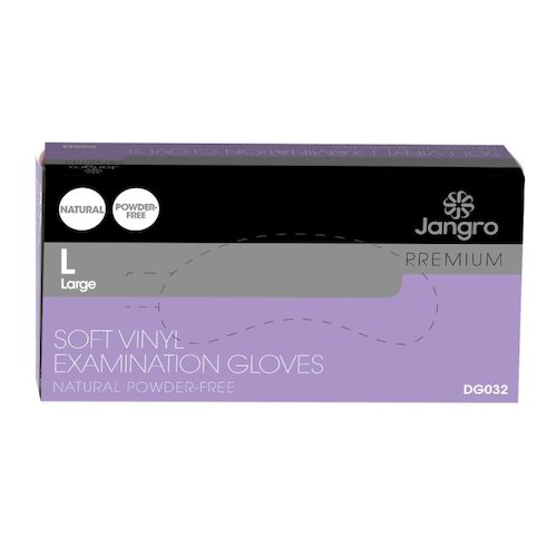 Jangro Premium Disposable Powder Free Vinyl Gloves (DG032-S)